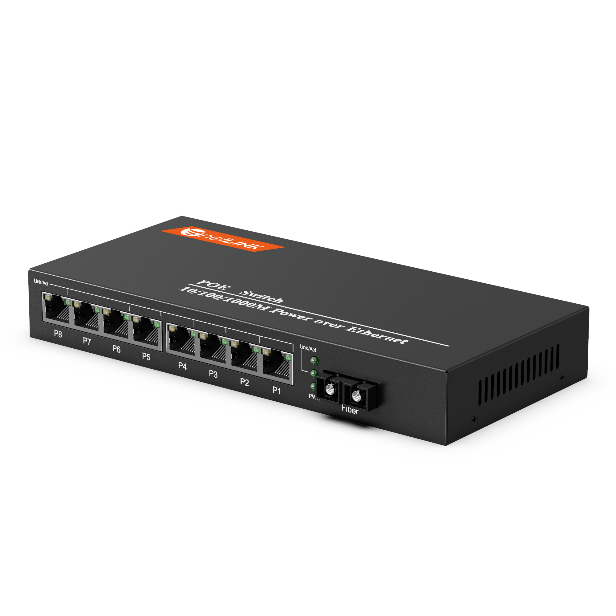 SC 1光8电光纤收发器