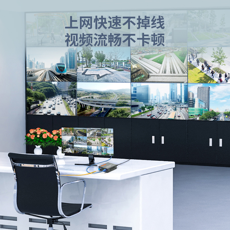 SFP光纤收发器 1光1电 商业级百兆